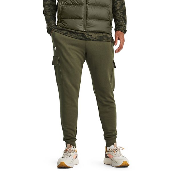 Мужские мягкие флисовые брюки Under Armour Rival Fleece Cargo, 31 дюйм, свободный крой Under Armour