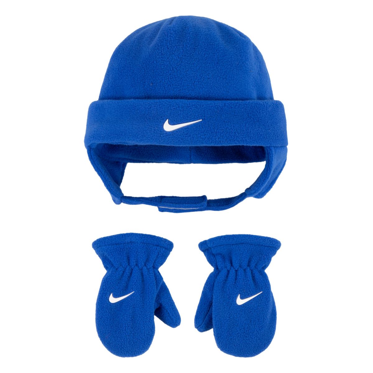 Комплект из флисовой шапки и варежек Nike Swoosh для малышей и малышей Nike