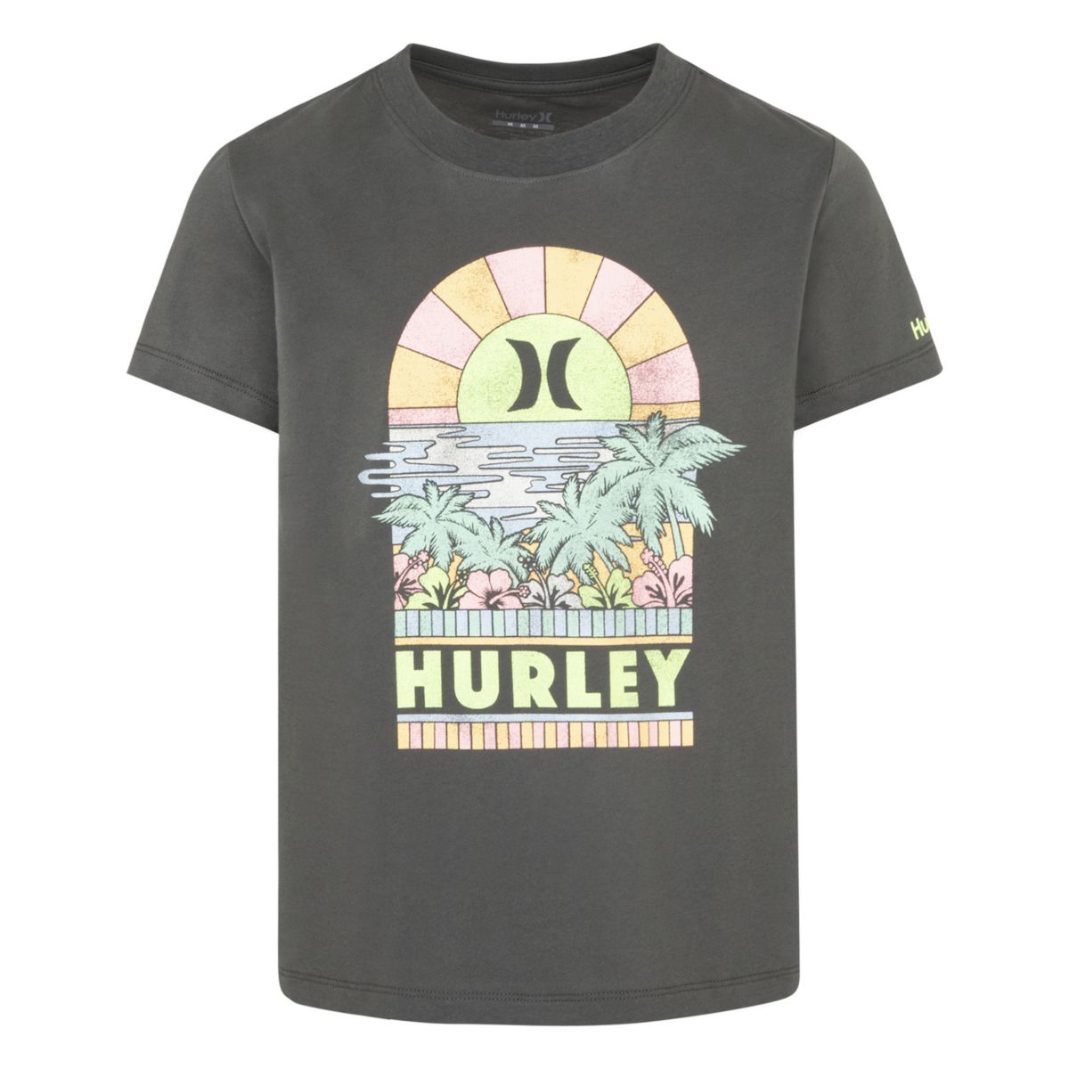 Футболка с рисунком Hurley Sunset для девочек 7–16 лет Hurley