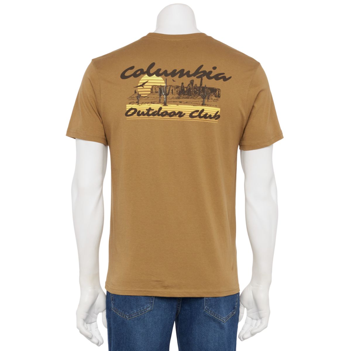 Мужская футболка Columbia с короткими рукавами и рисунком Columbia
