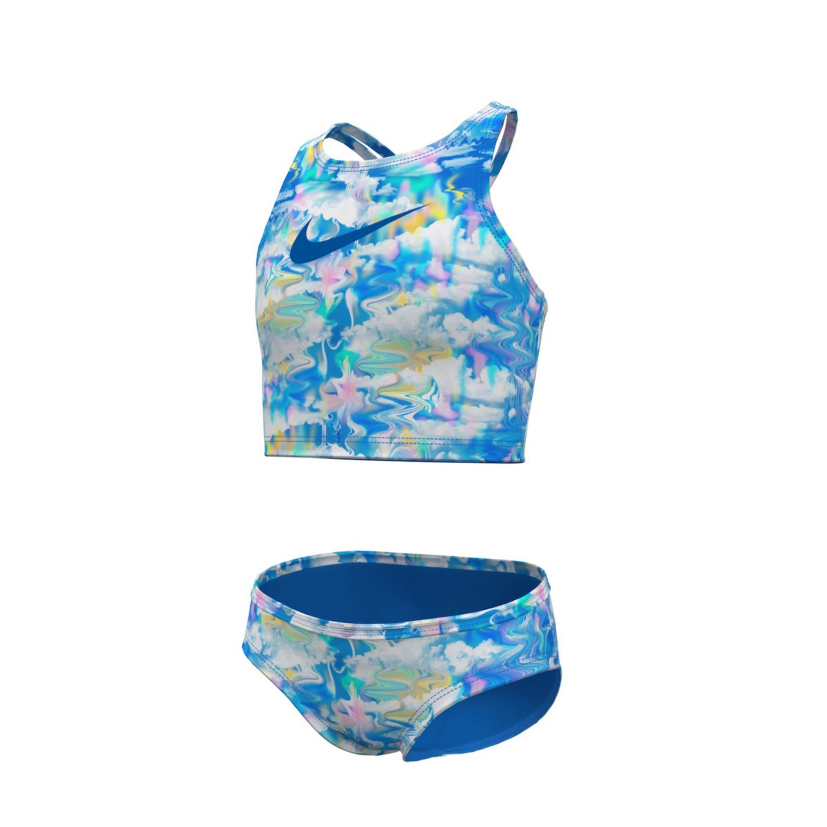 Комплект для плавания Midkini Midkini из двух предметов Nike Dream Clouds Spiderback для девочек 6–20 лет Nike