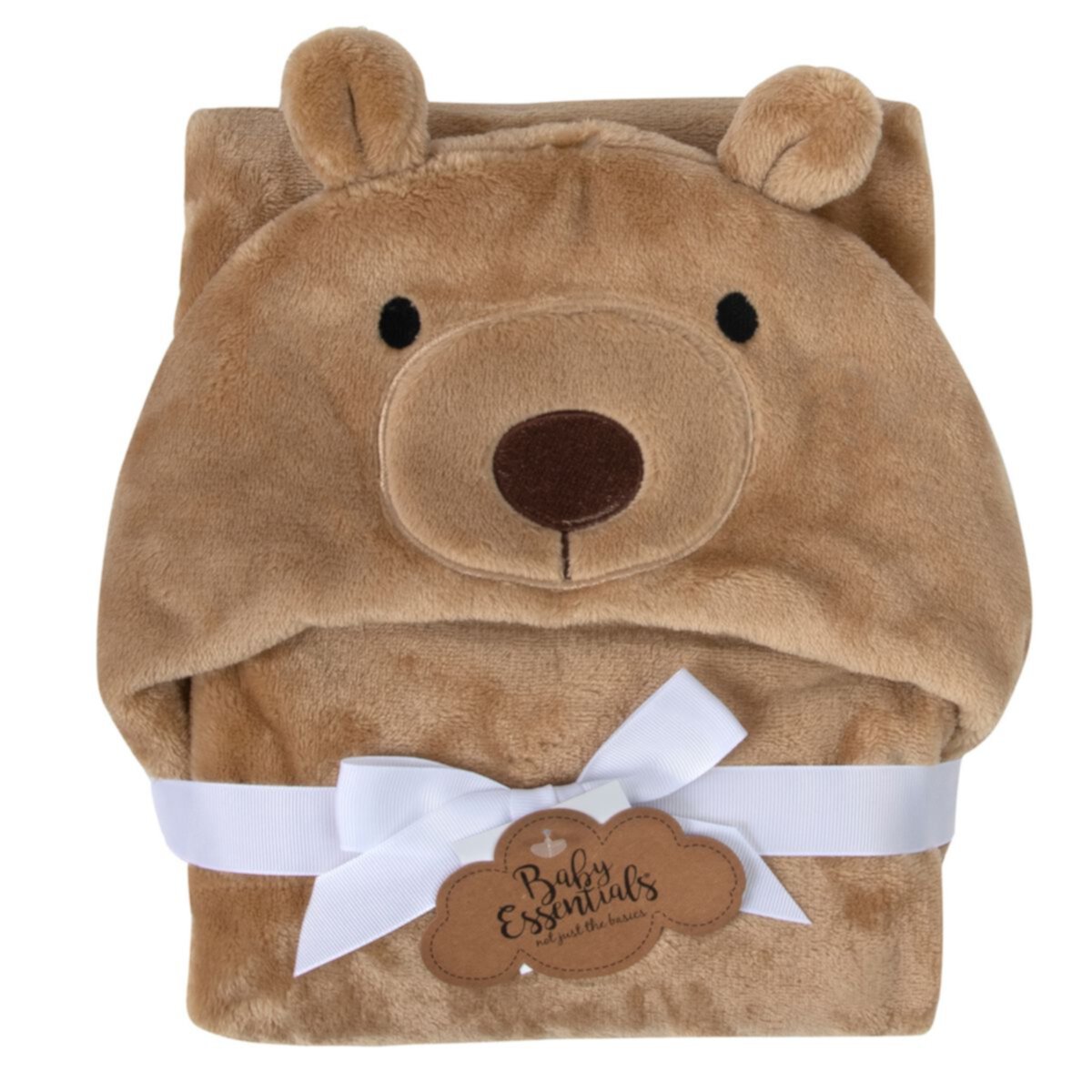 Товары для пеленания Baby Essentials Bear Hooded Baby Blanket Baby Essentials