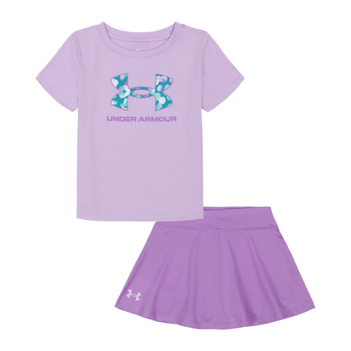 Детский Комплект Under Armour Logo Graphic Tee & Wordmark Skort Set для девочек Under Armour