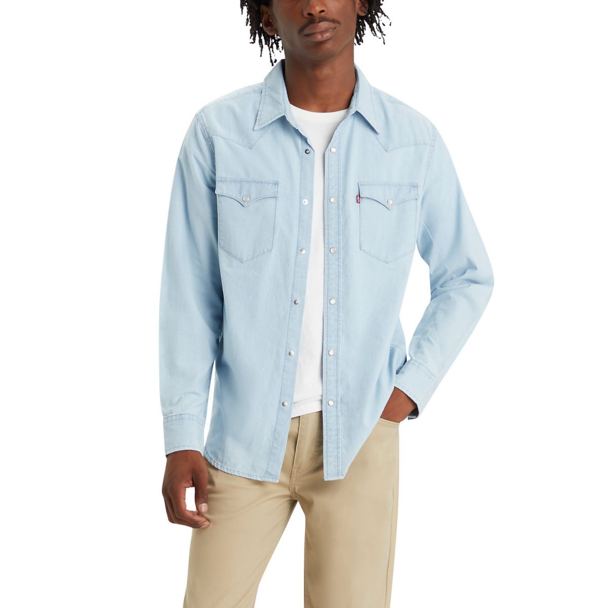 Мужская рубашка на пуговицах классического стандартного кроя Levi's® в стиле вестерн Levi's®