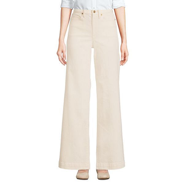 Женские Джинсы skinny Lands' End High Rise Wide Leg Lands' End