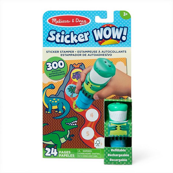 Игровой набор Melissa & Doug Sticker WOW! – Динозавр Melissa & Doug