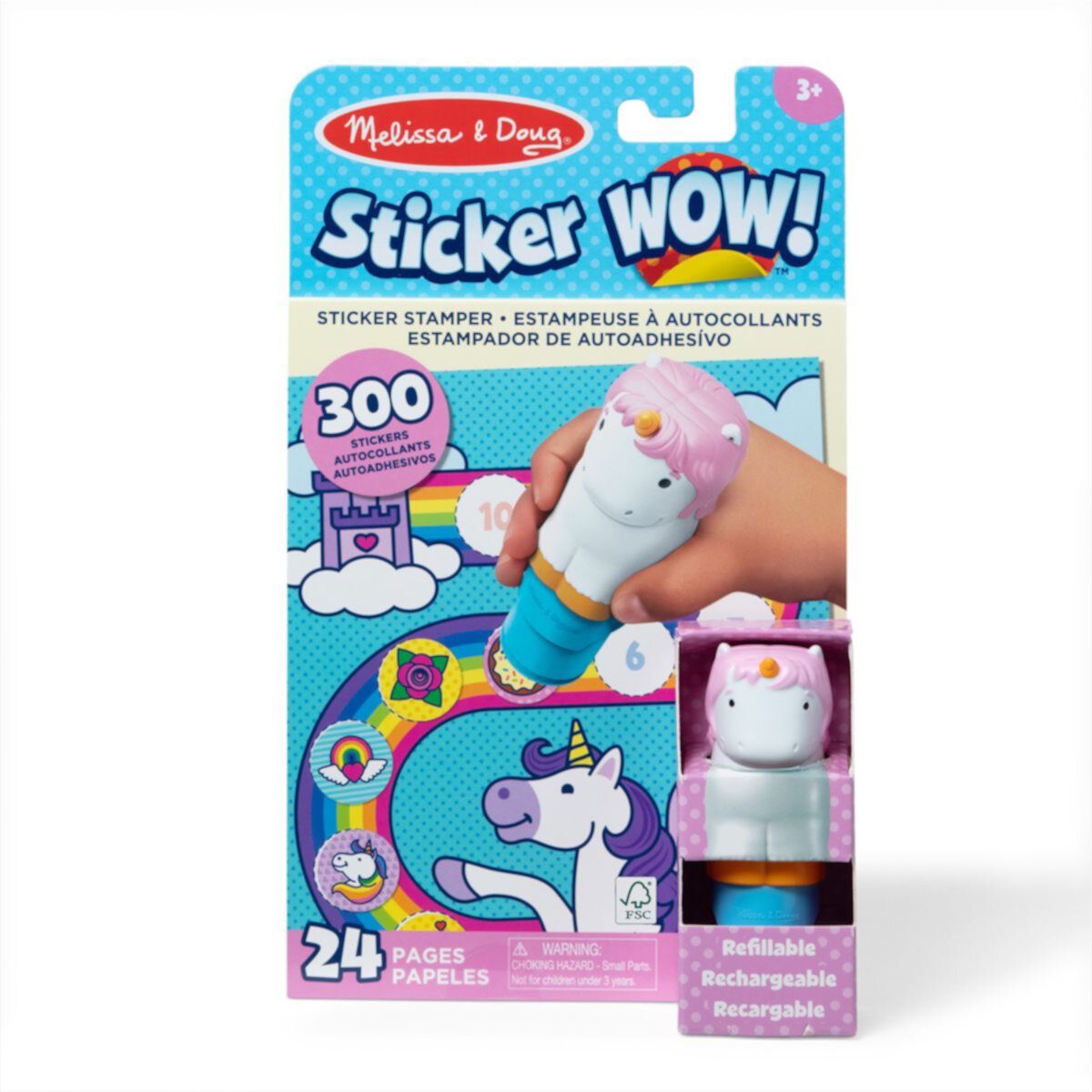 Игровой набор Melissa & Doug Sticker WOW! Activity Pad & Sticker Stamper – Единорог Melissa & Doug