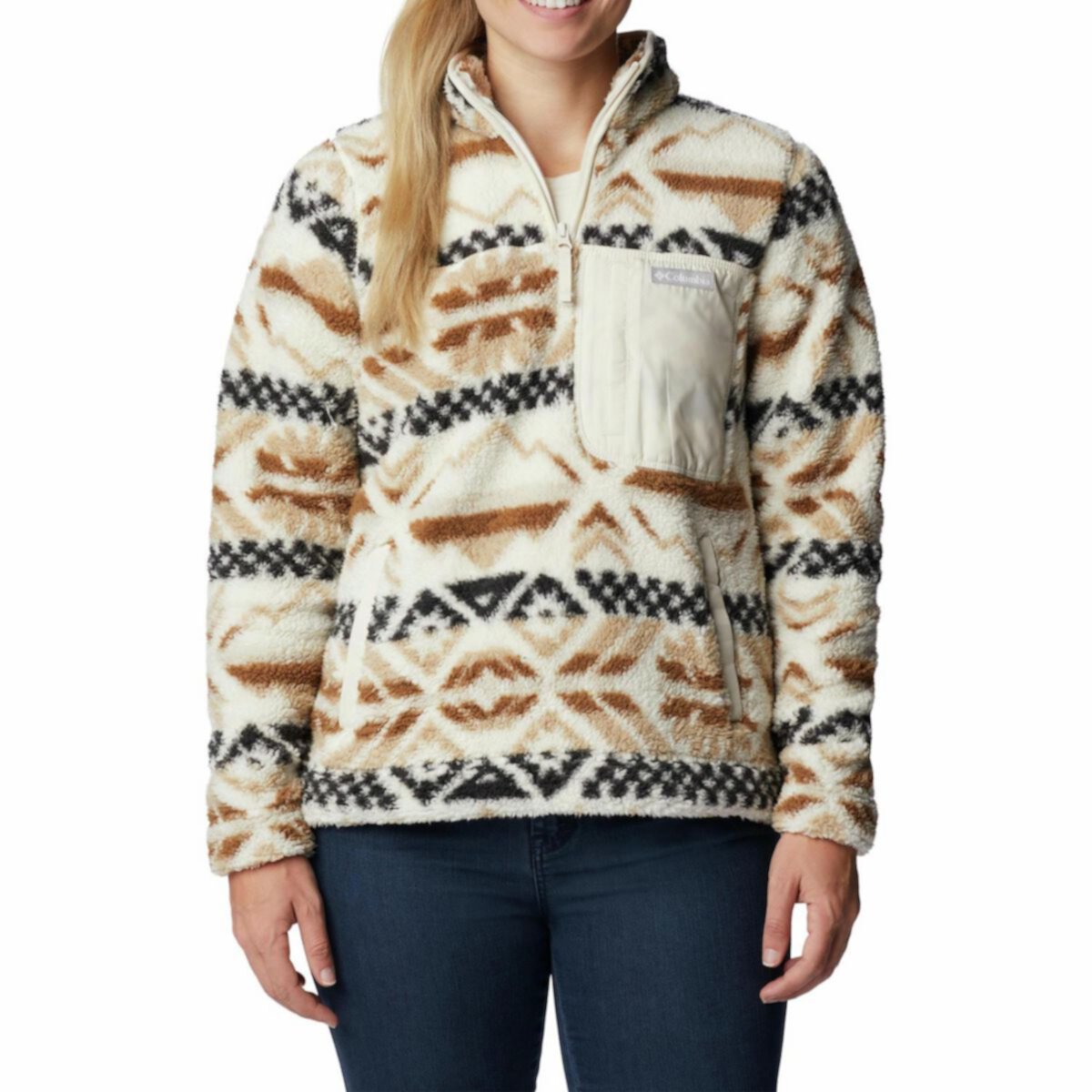 Женский пуловер с молнией 1/4 Columbia West Bend Columbia
