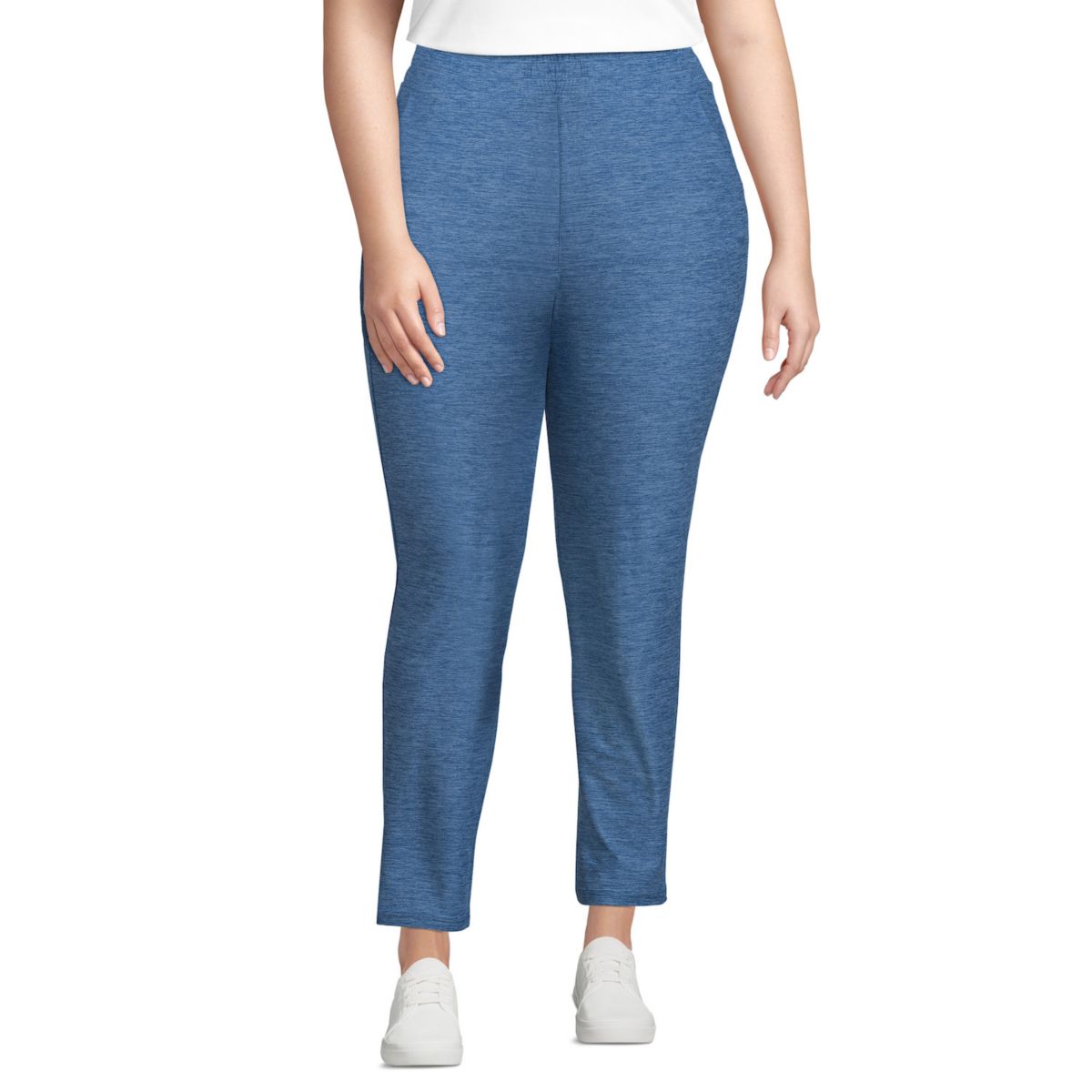 Женские Повседневные брюки Lands' End Active High-Rise Soft Performance Refined Tapered Ankle Pants Lands' End