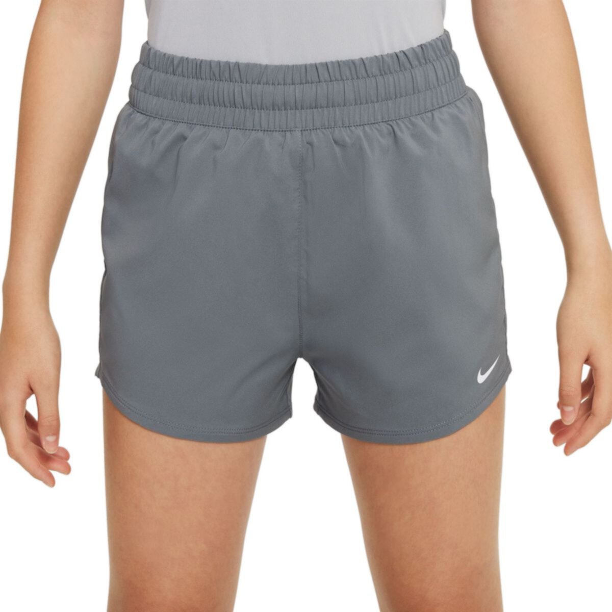 Тканые тренировочные шорты Nike Dri-FIT One с высокой талией для девочек 7–16 лет Nike