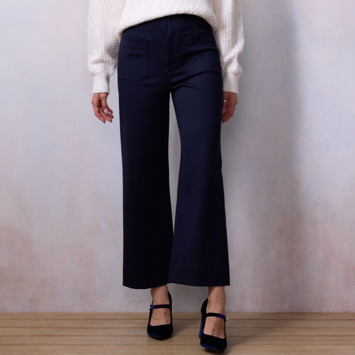 Женские укороченные брюки с широкими штанинами и супервысокой посадкой LC Lauren Conrad LC Lauren Conrad
