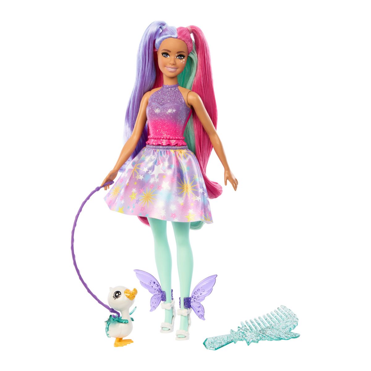 Сказочный наряд и домашнее животное Barbie® A Touch Of Magic, кукла Барби с символом Barbie