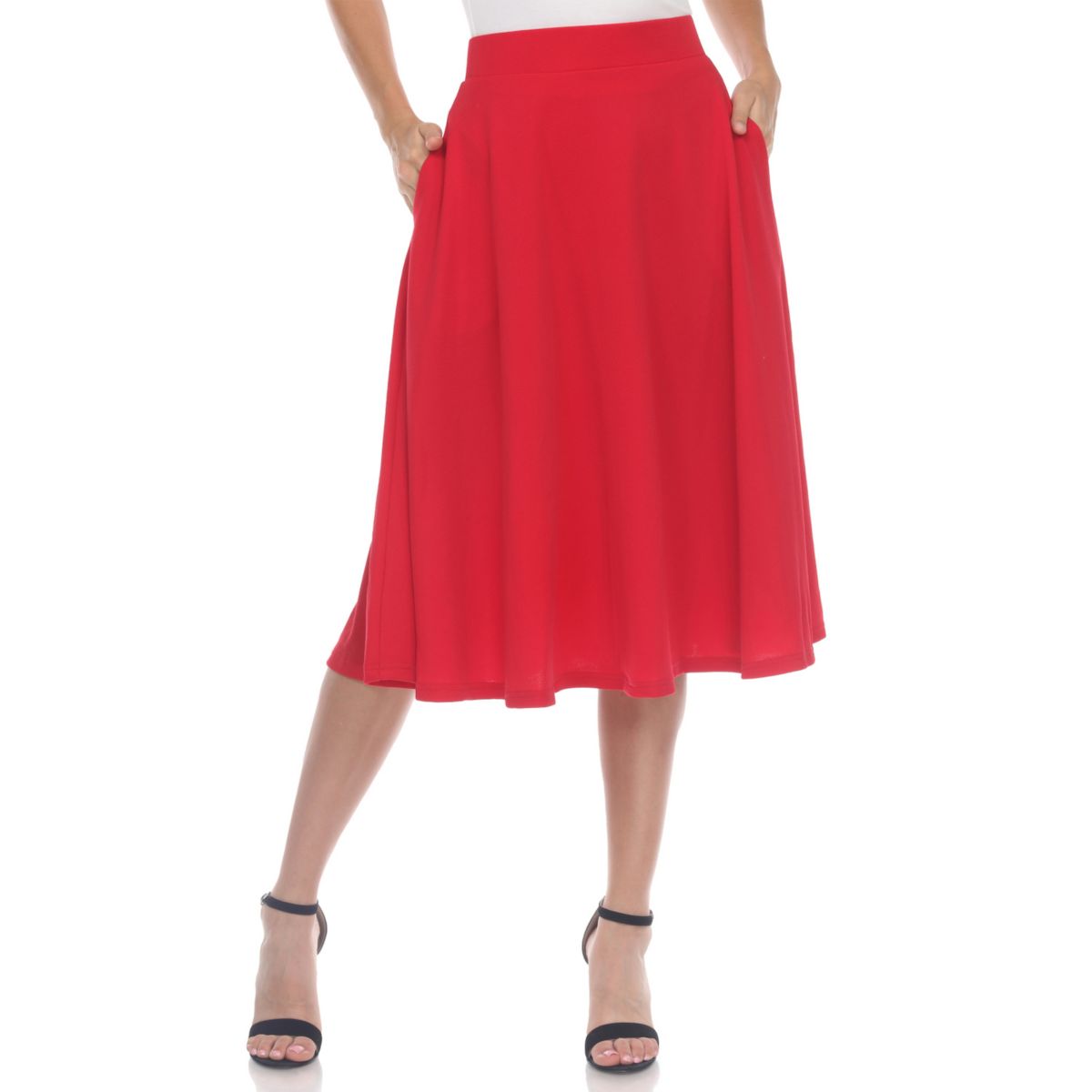 Женская расклешенная юбка-миди WM Fashion
