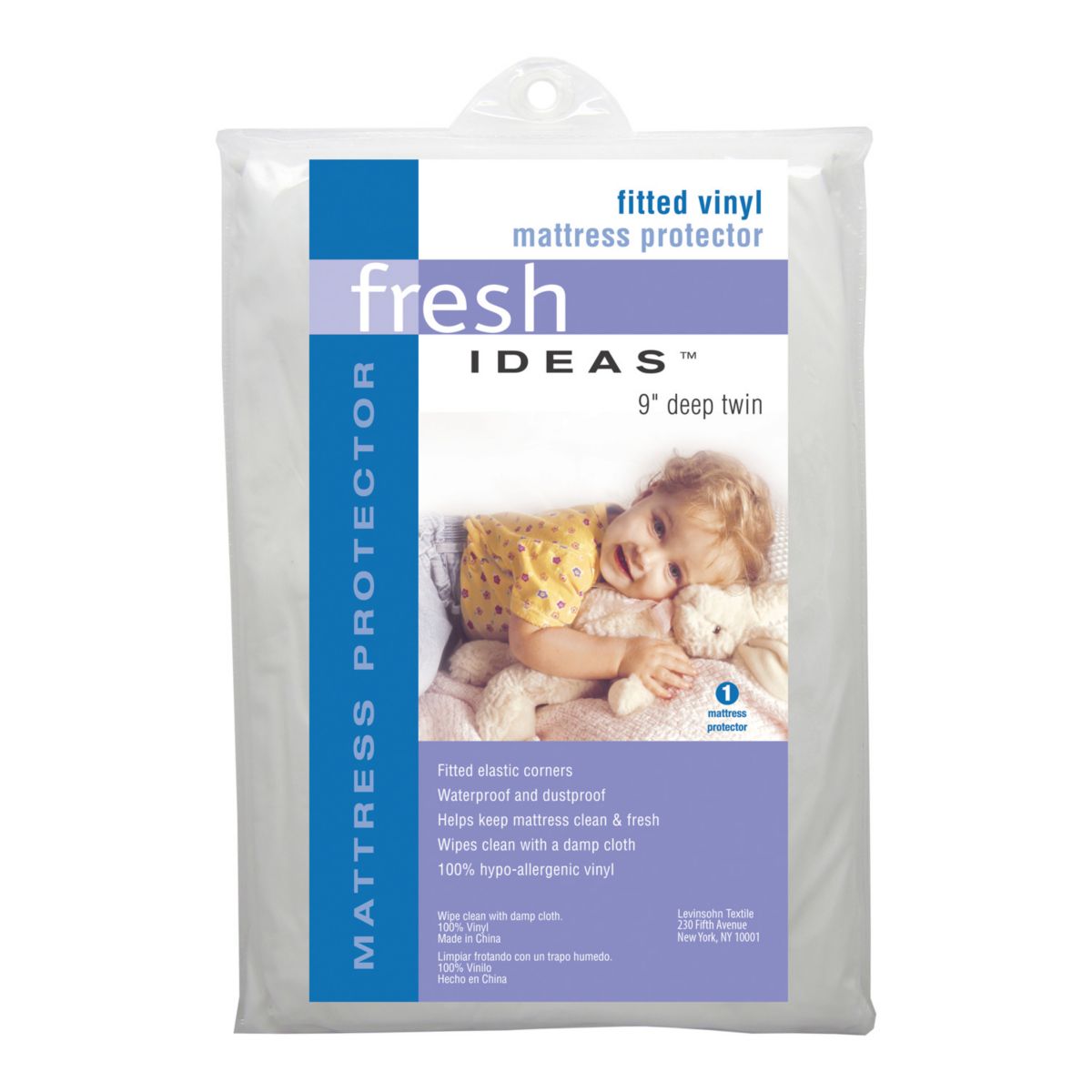 Fresh Ideas Fitted Vinyl Mattress Protector Fresh Ideas