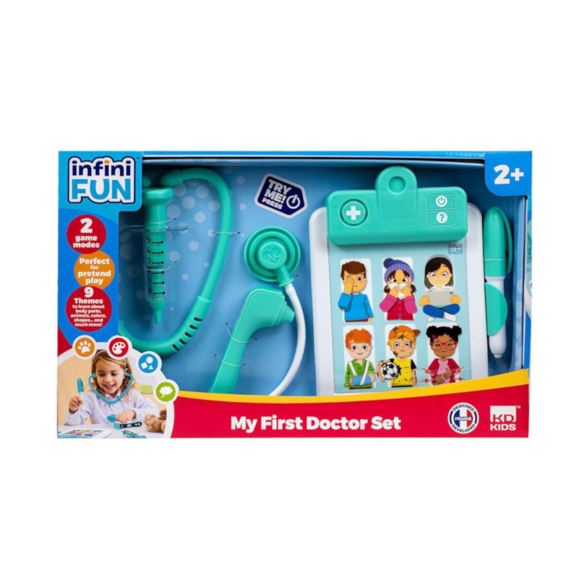 Игровой набор Kidz Delight My First Pretend & Learn Doctor Set Kidz Delight