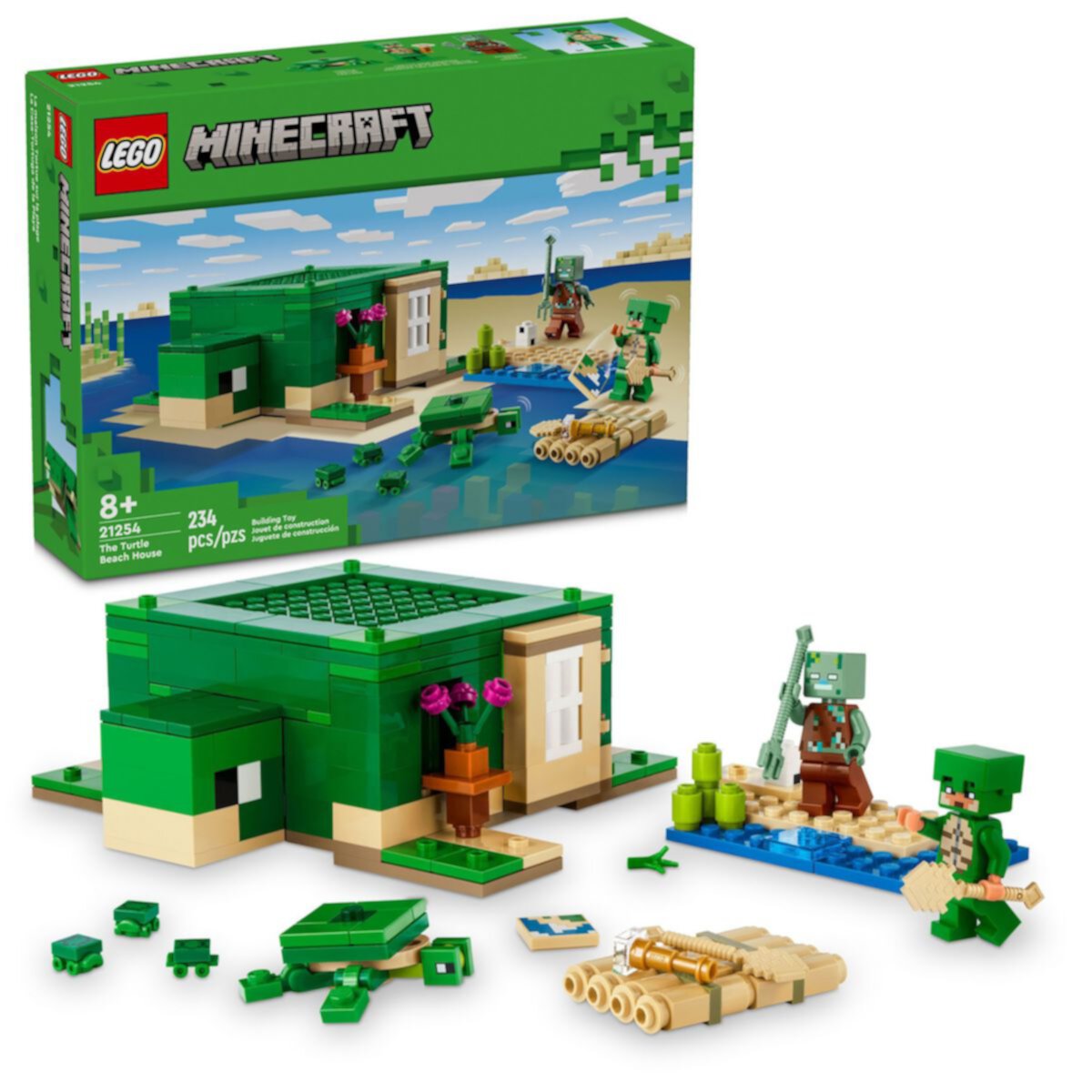 LEGO Minecraft Черепаший Домашний Дом Конструктор 21254 Lego