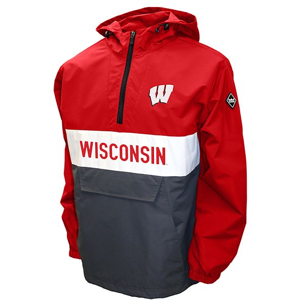 Мужская Повседневная куртка Franchise Club Wisconsin Badgers Alpha Anorak Franchise Club