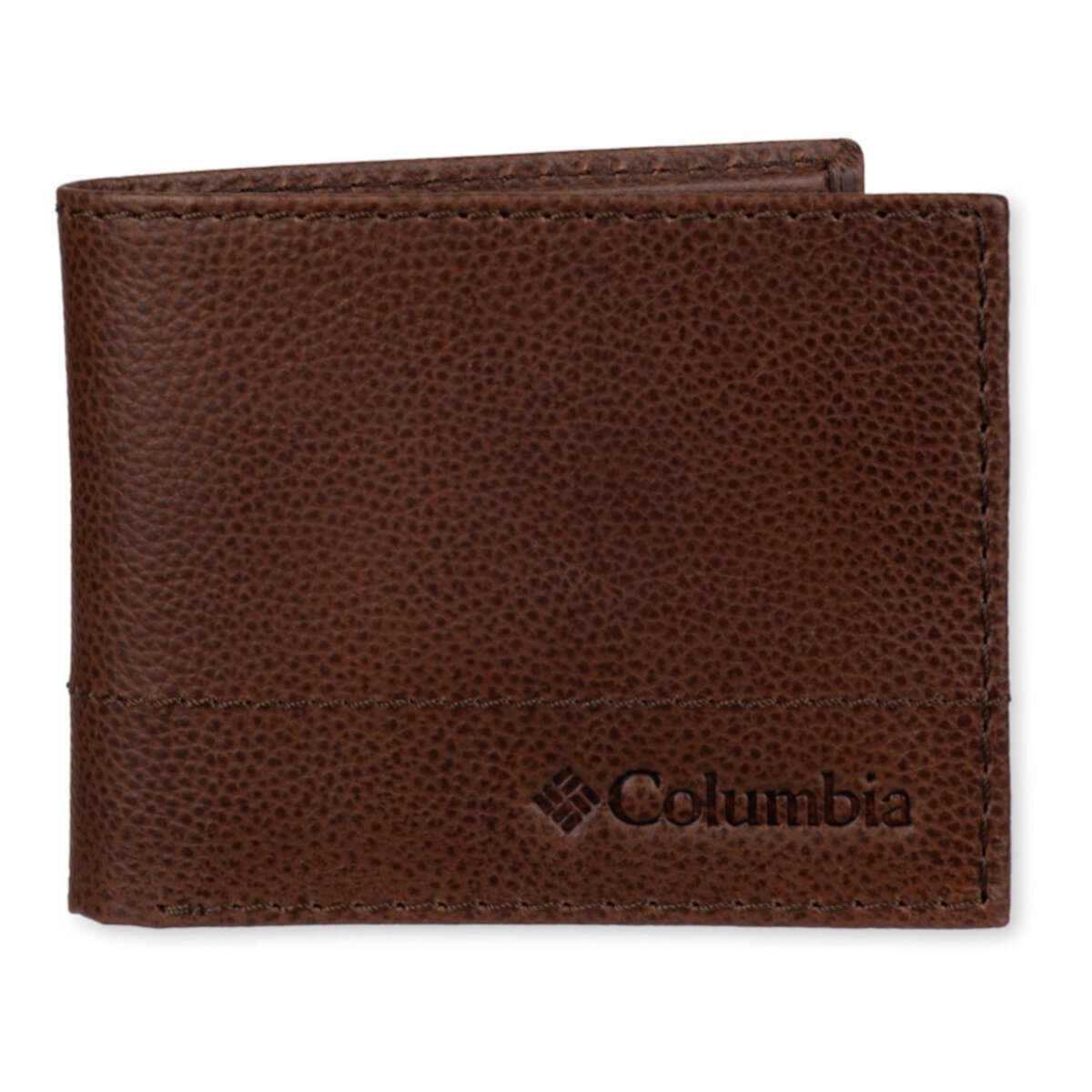 Мужской кожаный дорожный кошелек двойного сложения Columbia с RFID-блокировкой Columbia