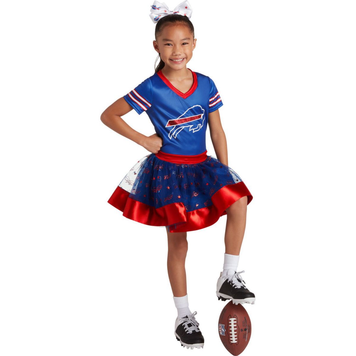 Детское Платье Jerry Leigh Buffalo Bills Tutu Tailgate Game Day Jerry Leigh