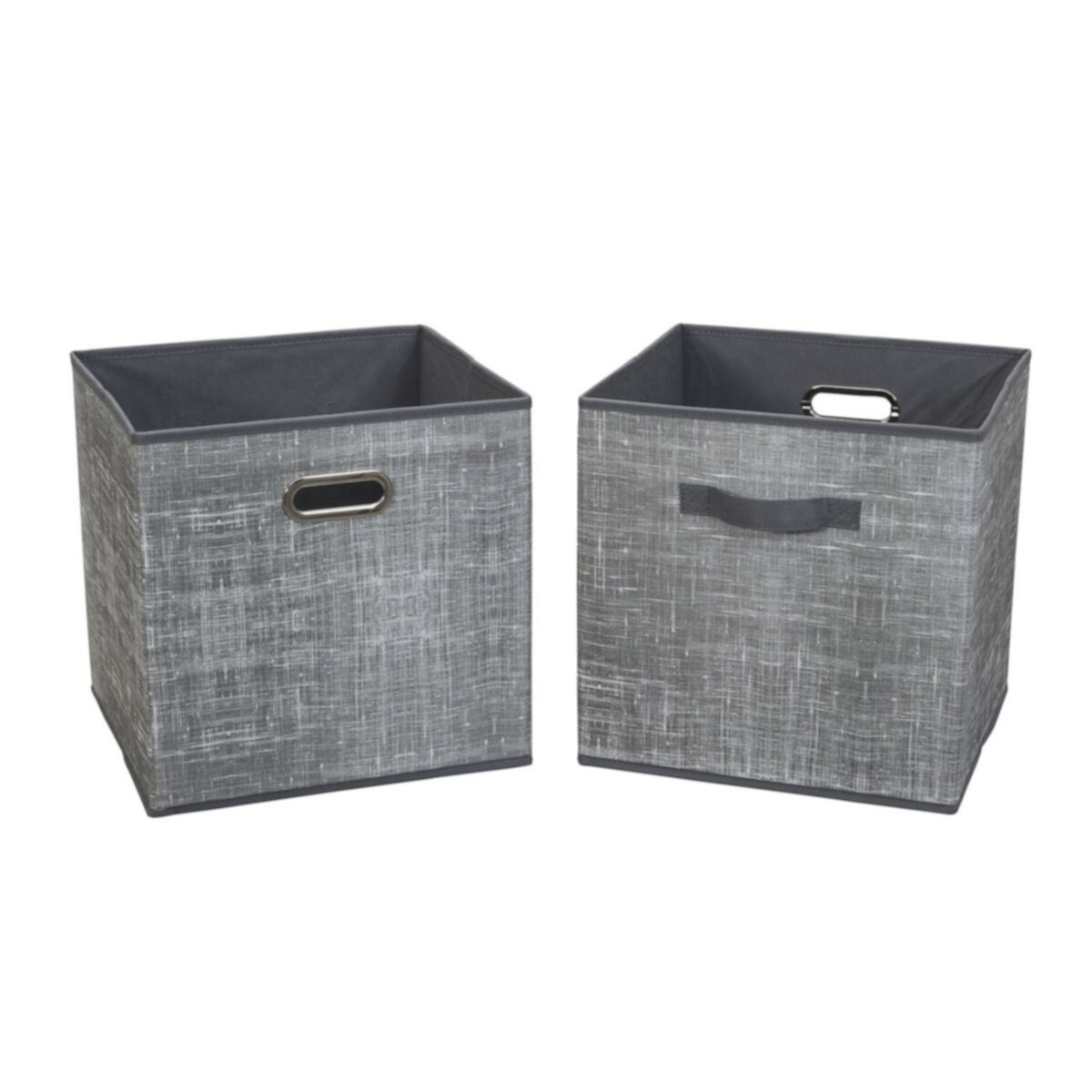 Household Essentials 2-Piece Fabric Storage Bin Set Household Essentials