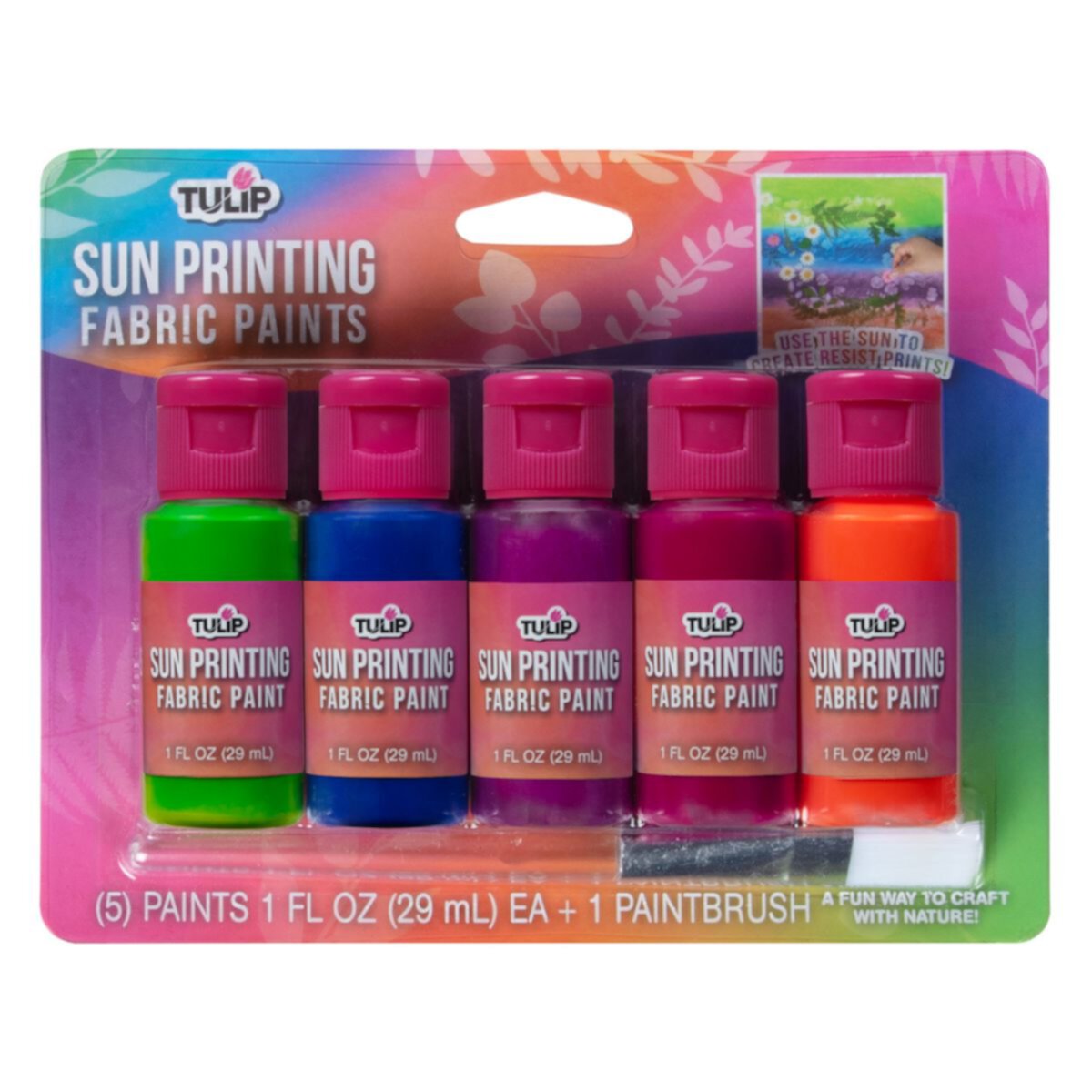 Творческие товары для детей Tulip Sun Printing Fabric Paints Tulip