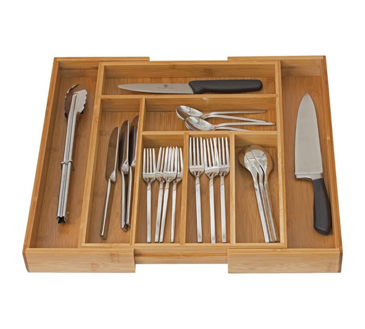 Expandable Cutlery Kitchen Utensils and Flatware Drawer Divider - Drawer Utensils Organizer Home I