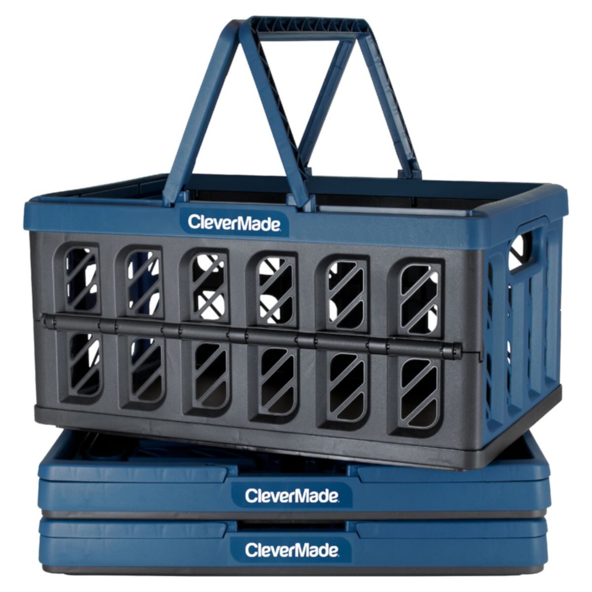 CleverMade Collapsible Storage Bin 3-piece Set CleverMade