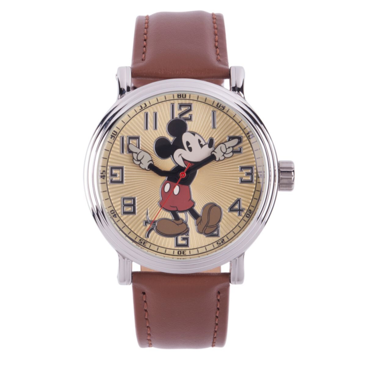 Мужские часы Disney's Mickey Mouse с кожаным ремешком - W002419 Disney