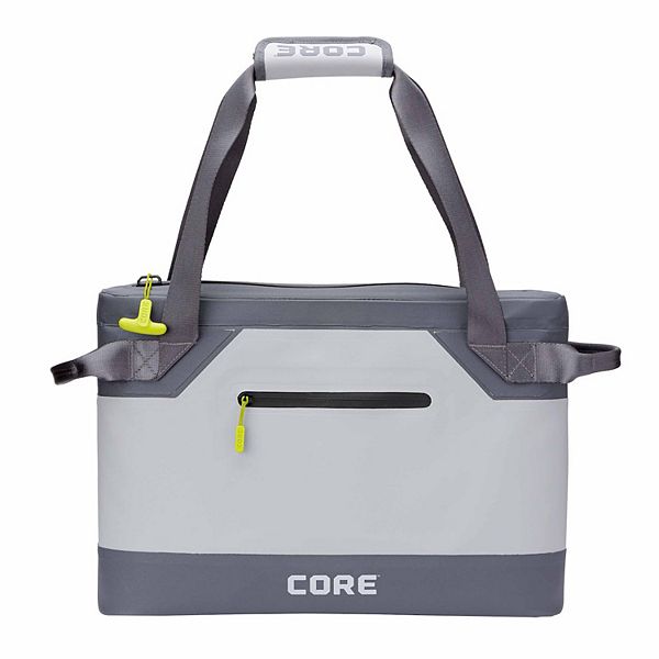 Портативный холодильник Core 10L Tote Cooler с водонепроницаемой молнией, 44.5 см х 10.9 см х 30.5 см CORE