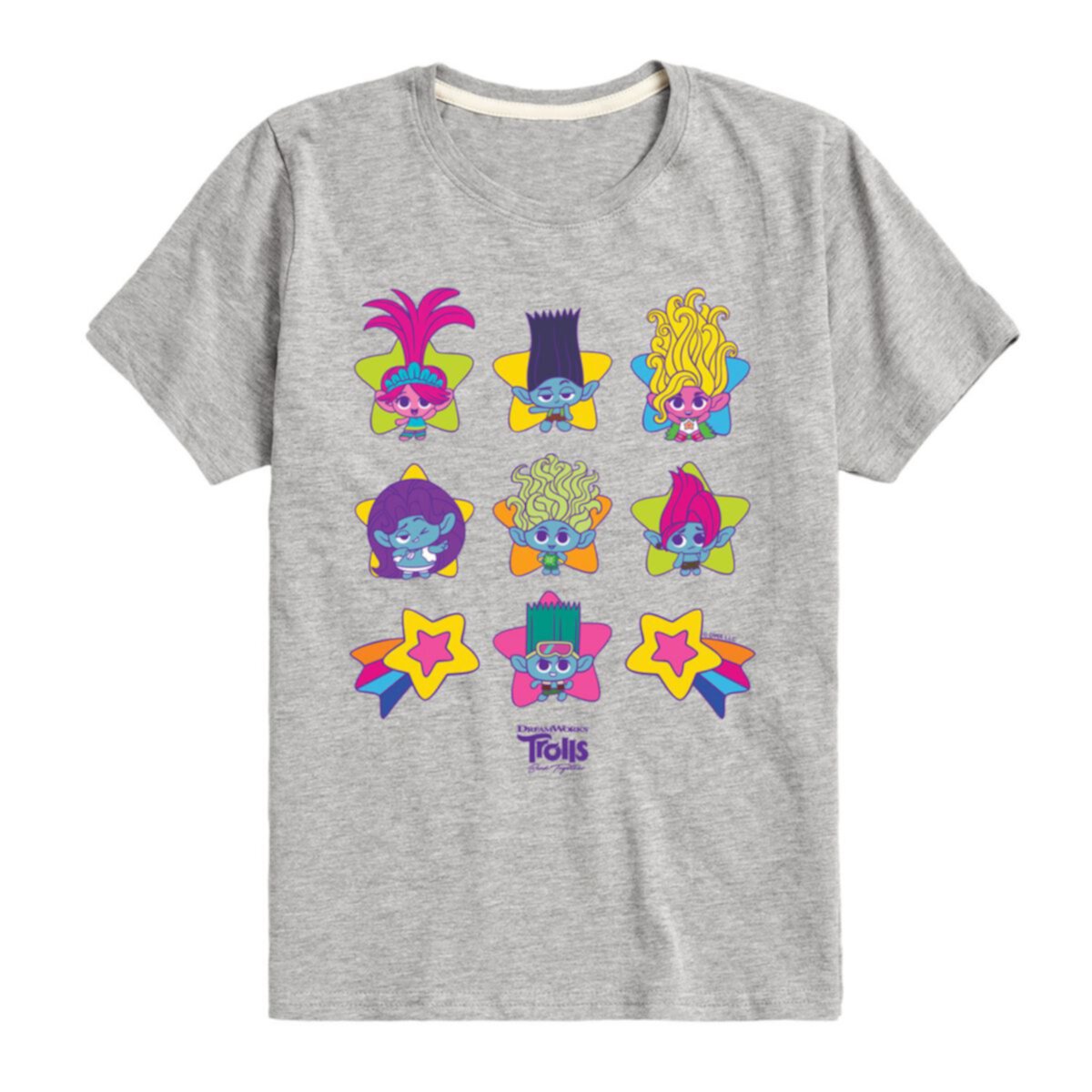 Джерси DreamWorks Для мальчиков Trolls Movie Tiny Trolls Star Tee Dreamworks