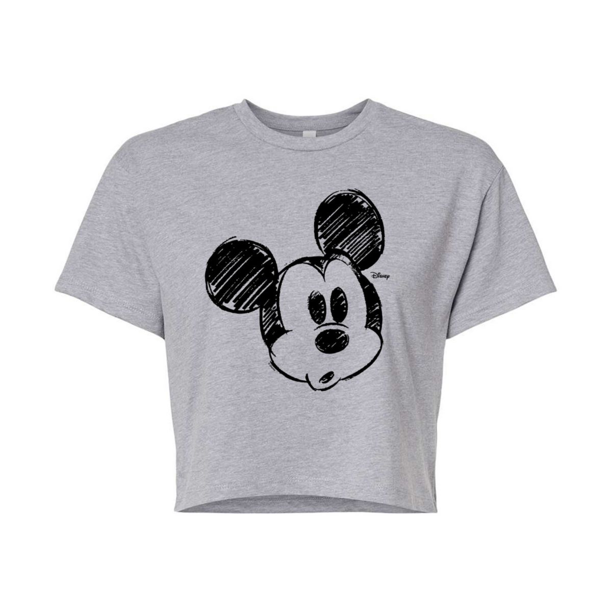 Укороченная футболка Disney's Mickey Mouse Junior's Sketch Head Disney