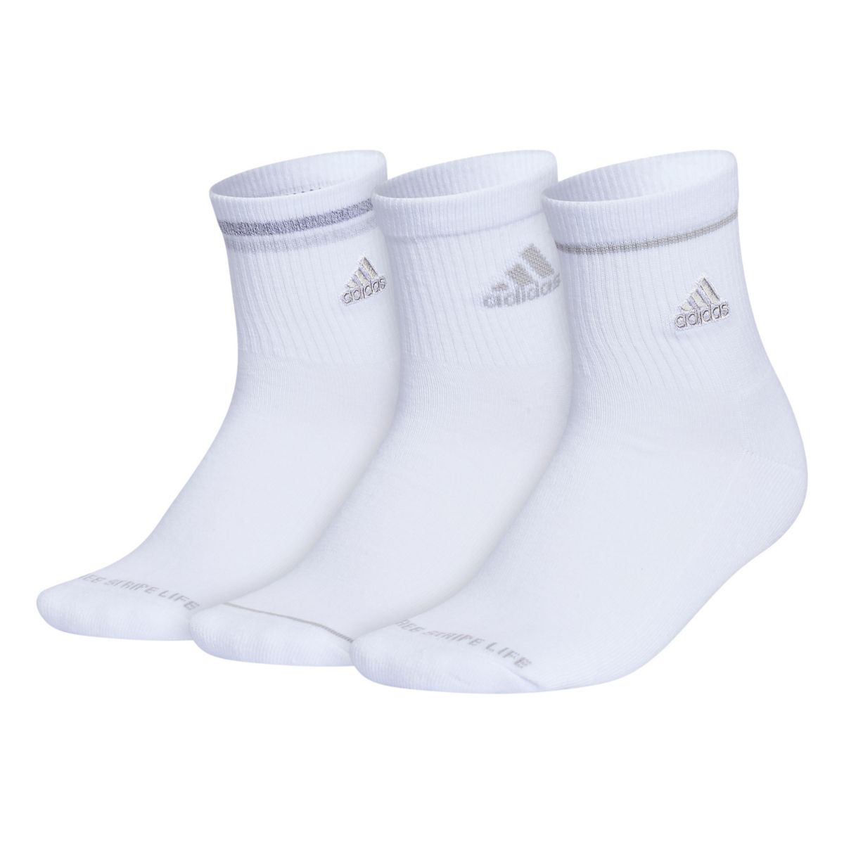 Женские носки adidas Cushioned Sport 2.0 (3 пары высоких четвертных носков) Adidas