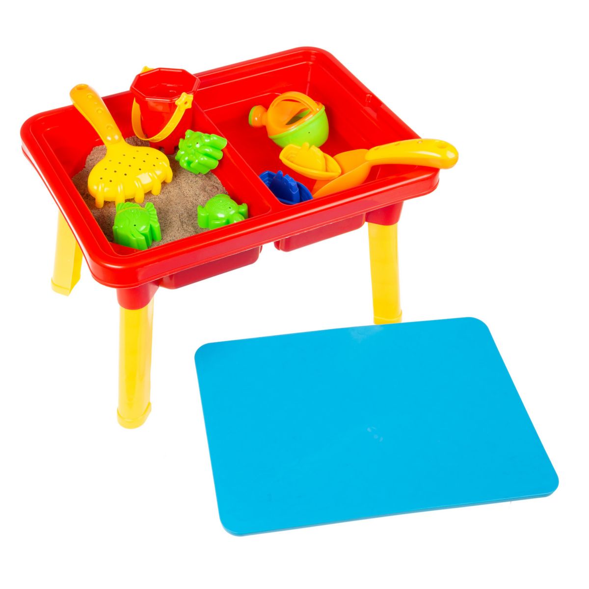 Привет! Играть! Стол для песка или воды с крышкой и игрушками Hey! Play!