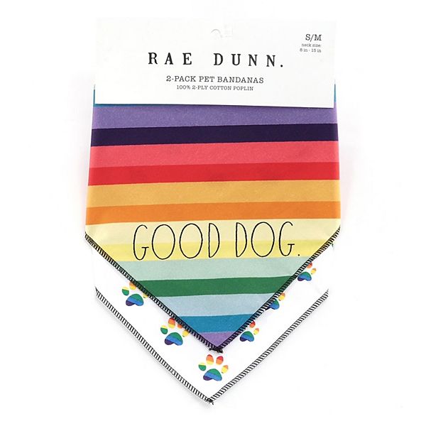 Бандана для собак Good Dog Pride из двухслойного хлопка, два размера Rae Dunn