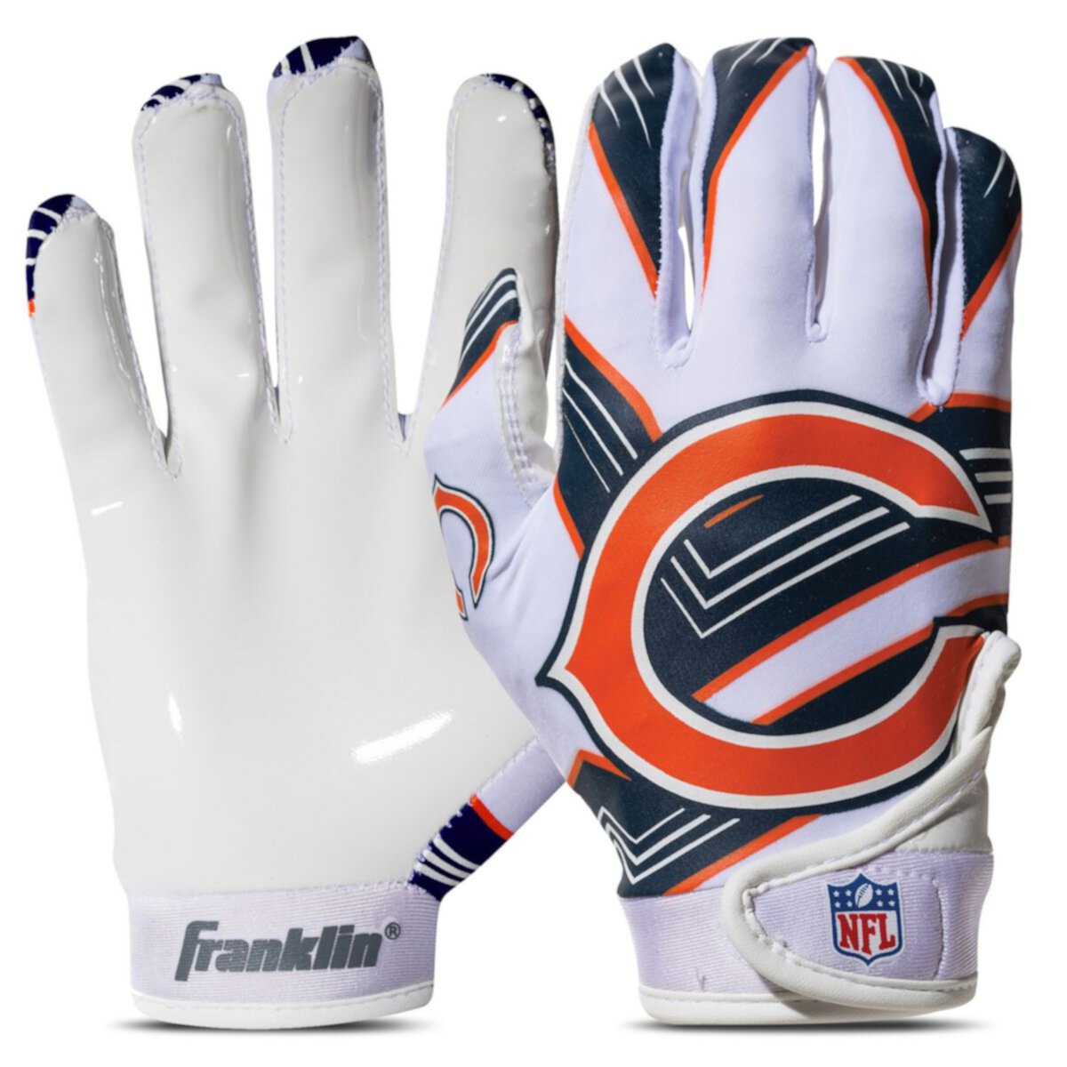 Franklin Sports NFL Bears Youth Football Receiver Gloves Franklin Sports