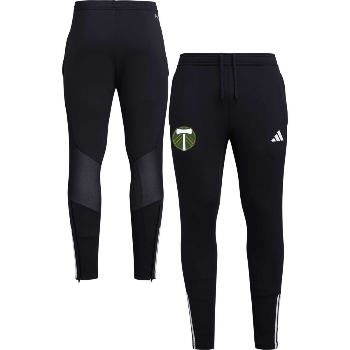 Мужские тренировочные брюки adidas Black Portland Timbers 2023 On-Field Team Crest AEROREADY Adidas