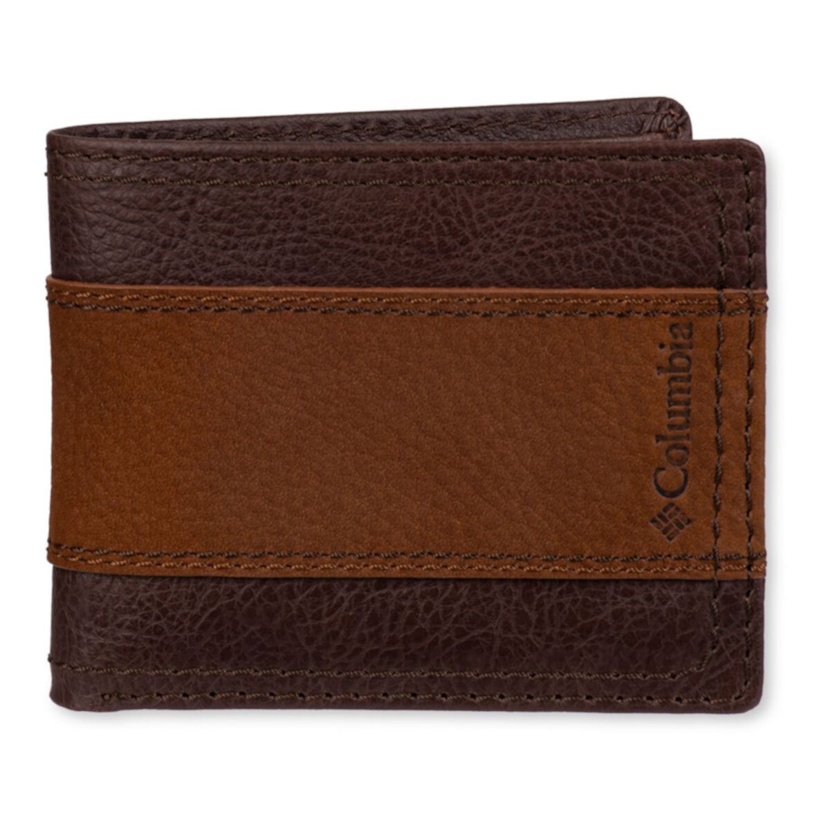 Мужской кошелек Columbia RFID с кожаным покрытием Passcase Wallet Columbia