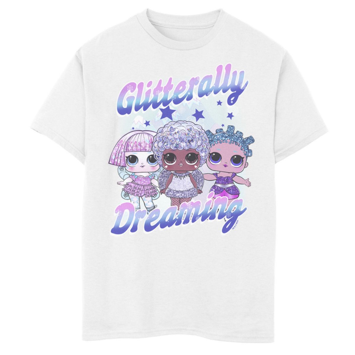 Детское Джерси L.O.L. Surprise! Glitterally Dreaming Group Shot Graphic Tee L.O.L. Surprise!