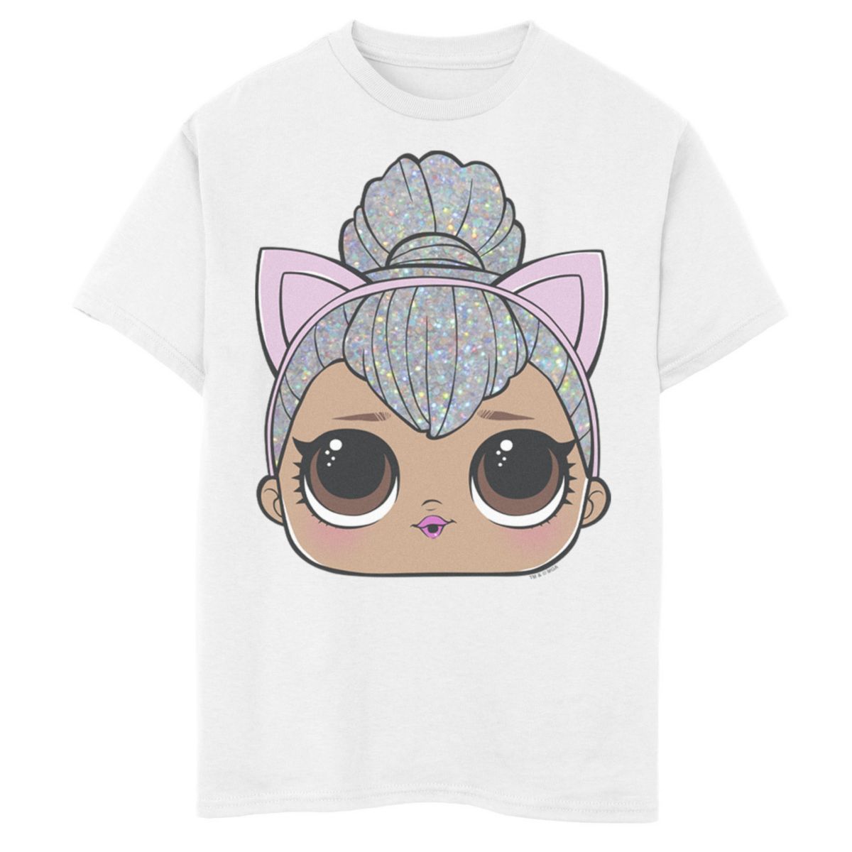 Детское Джерси L.O.L. Surprise! Kitty Queen Big Face Graphic Tee L.O.L. Surprise!