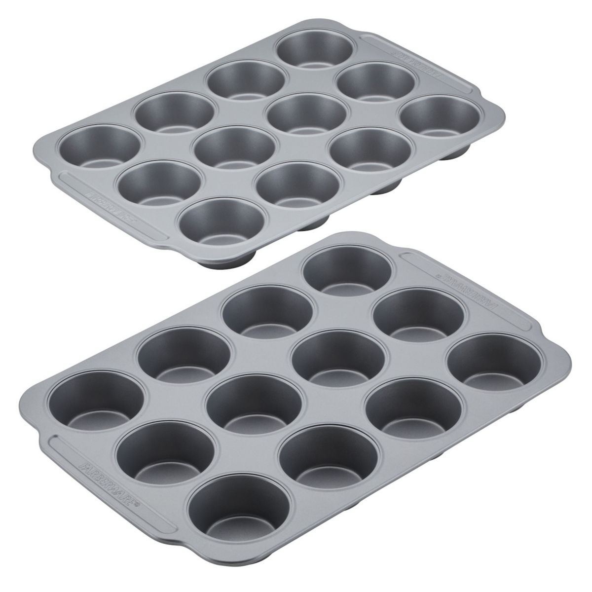 Farberware® Nonstick Bakeware Double Batch Muffin and Cupcake Pan 2-piece Set Farberware