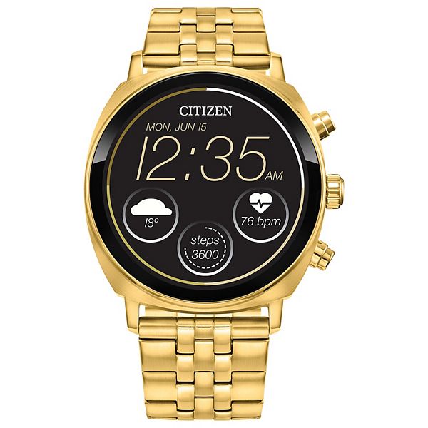 Смарт часы Citizen CZ SMART золотистый стальной смарт-часовой Citizen