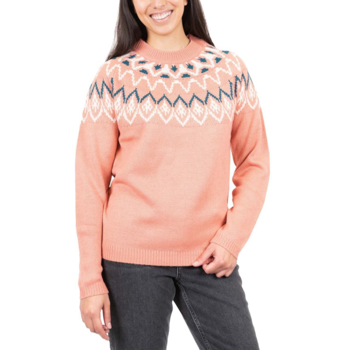 Women's Mountain and Isles Pico Fair Isle Sweater Mountain And Isles