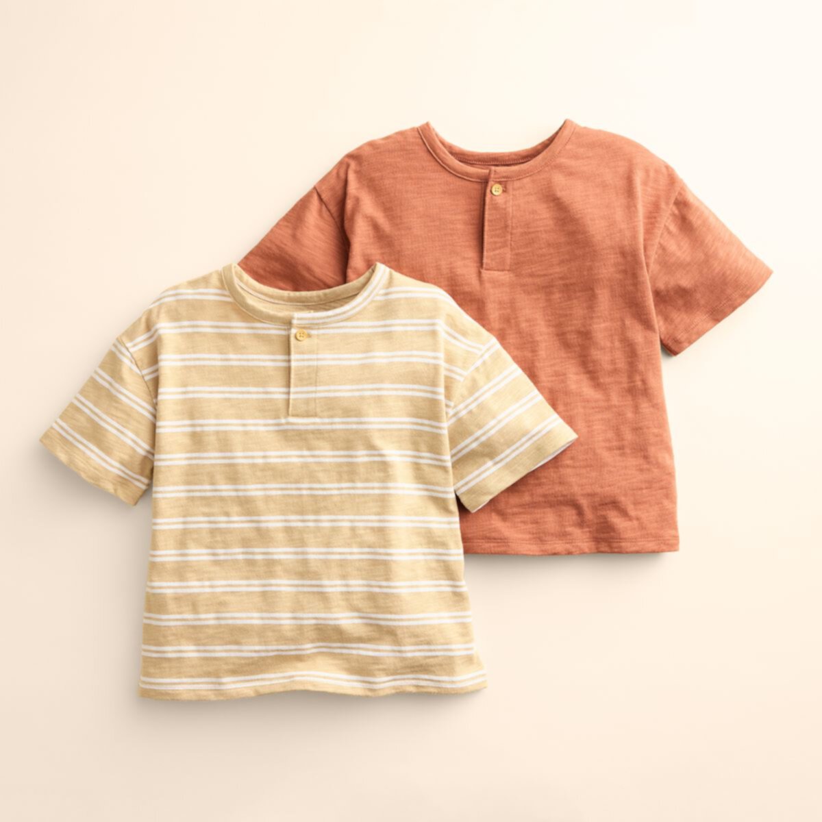 Набор из 2 органических футболок на пуговицах Little Co. от Lauren Conrad для детей 4–12 лет Little Co. by Lauren Conrad