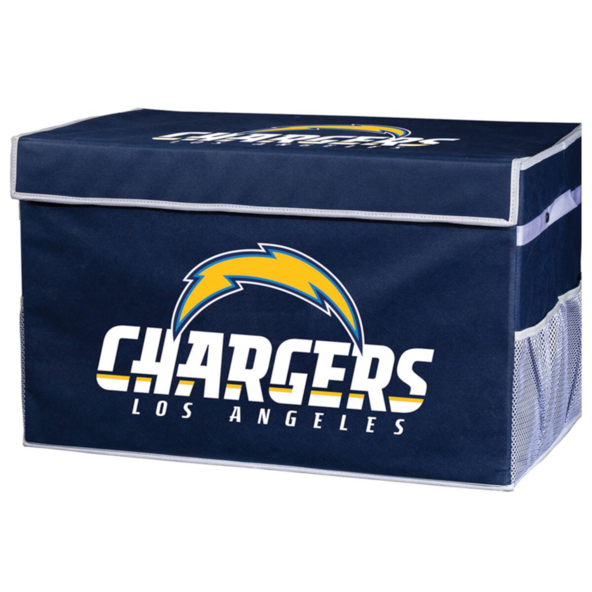 Franklin Sports Los Angeles Chargers Small Collapsible Footlocker Storage Bin Franklin Sports