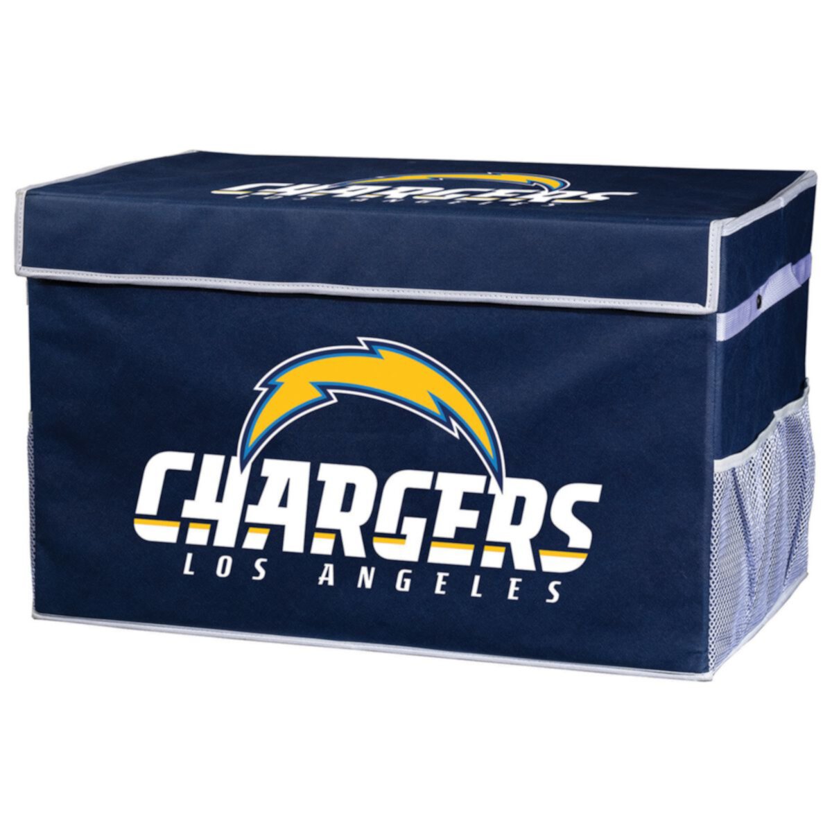 Franklin Sports Los Angeles Chargers Large Collapsible Footlocker Storage Bin Franklin Sports