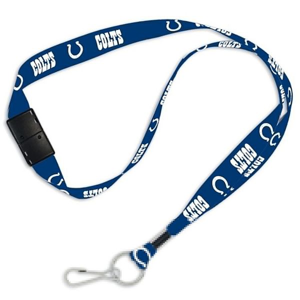 Полиестеровый графический ремень Indianapolis Colts, размер 48 x 2.5 см Wincraft