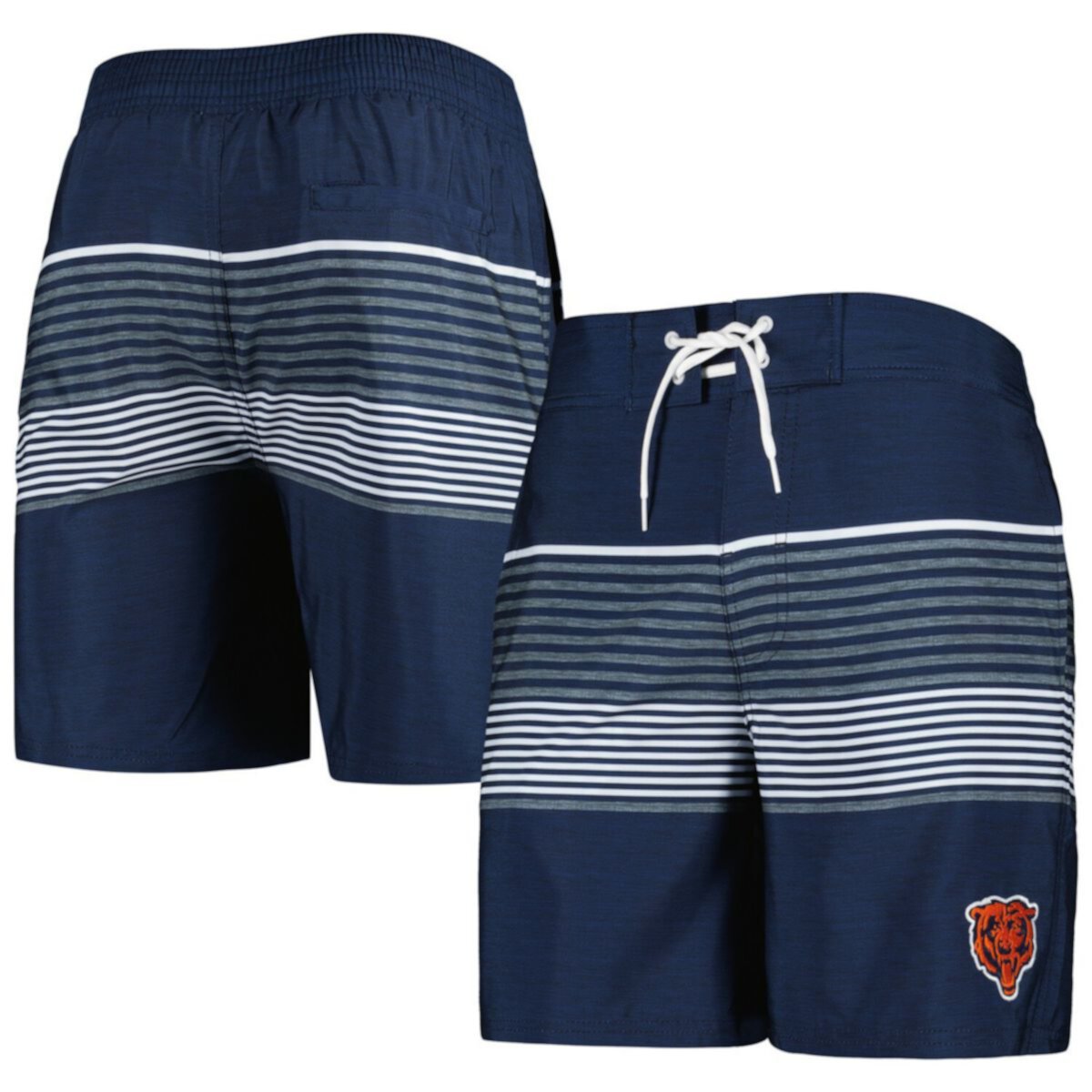 Мужские Шорты для плавания G-III Sports by Carl Banks Navy Chicago Bears Coastline Volley In The Style