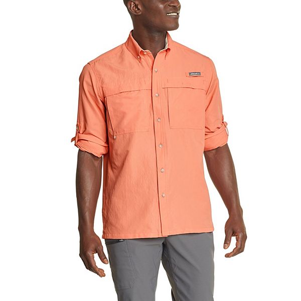 Мужская Футболка Eddie Bauer Ripstop Guide Long Sleeve Button-Down Eddie Bauer