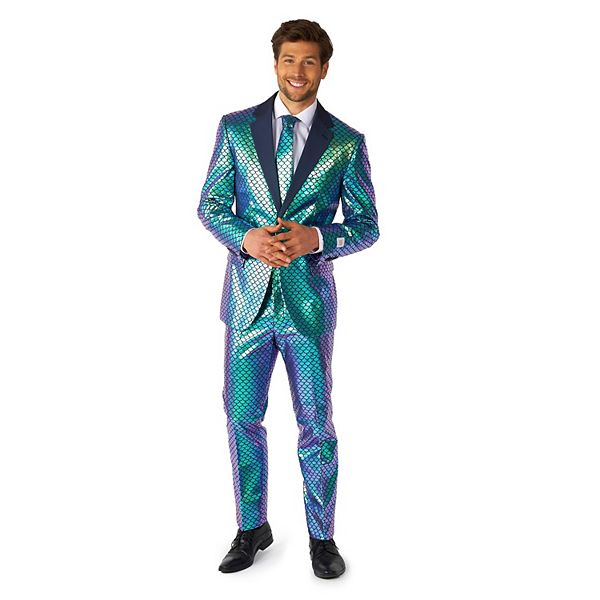 Мужской Костюм OppoSuits Fancy Fish Scale Metallic OppoSuits