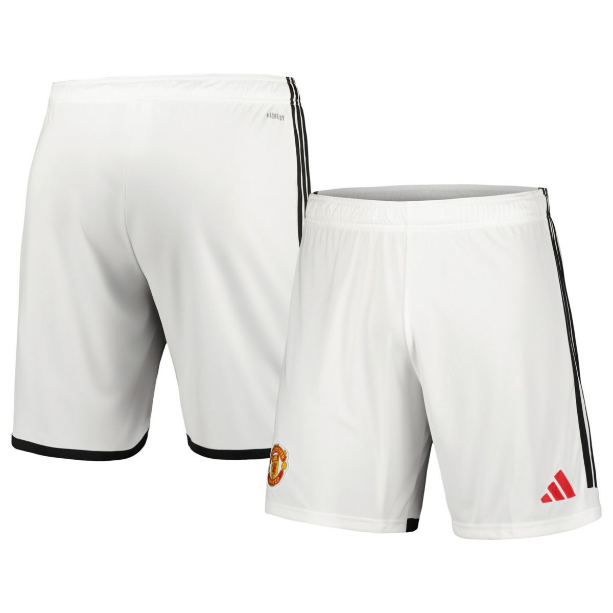 Мужские шорты adidas White Manchester United 2023/24 Home Replica Adidas
